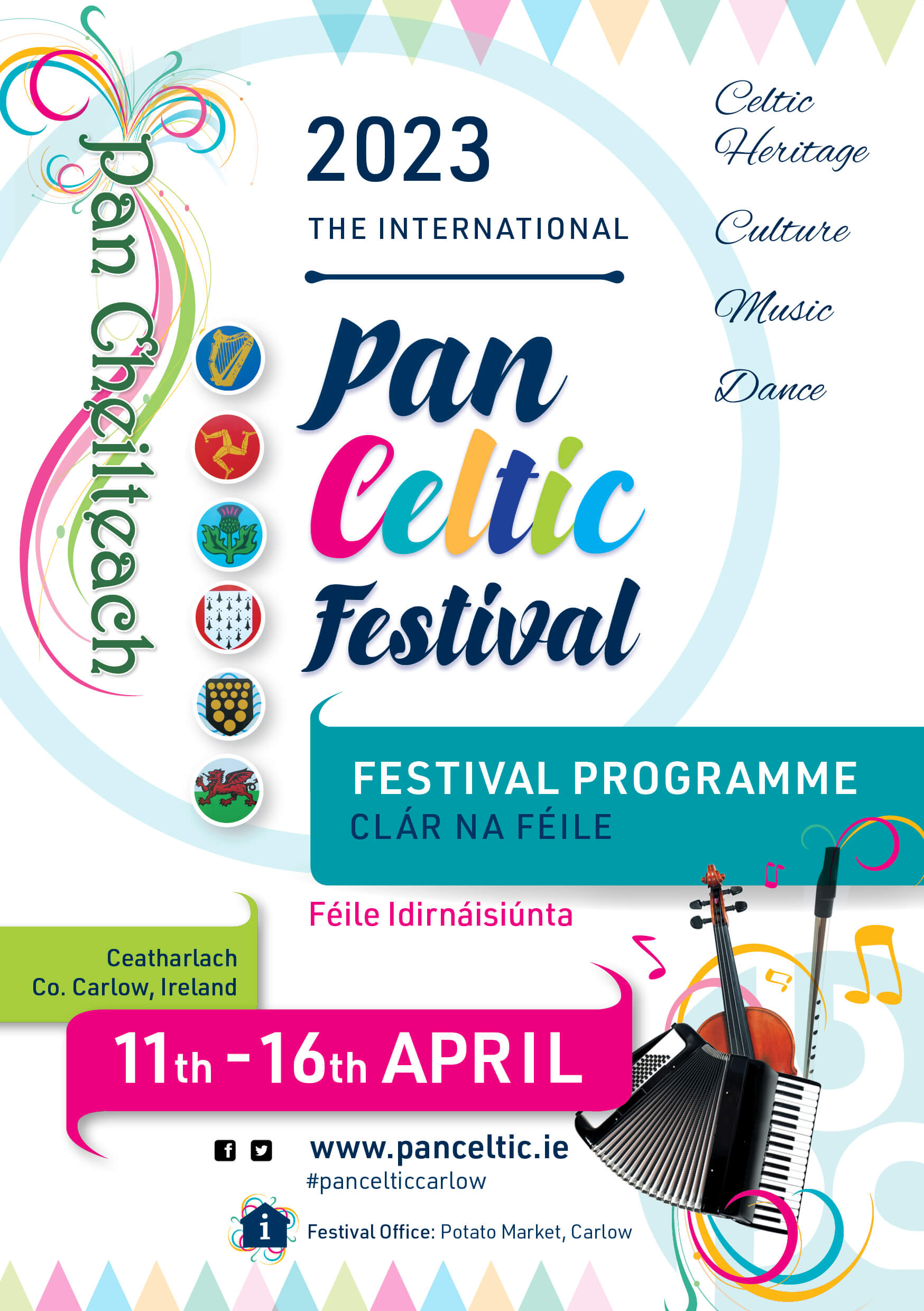 Pan Celtic Festival programme
