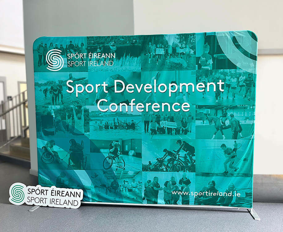 Sport Ireland Fabric banner stand