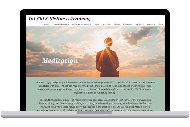 Tai Chi & Wellness Academy website
